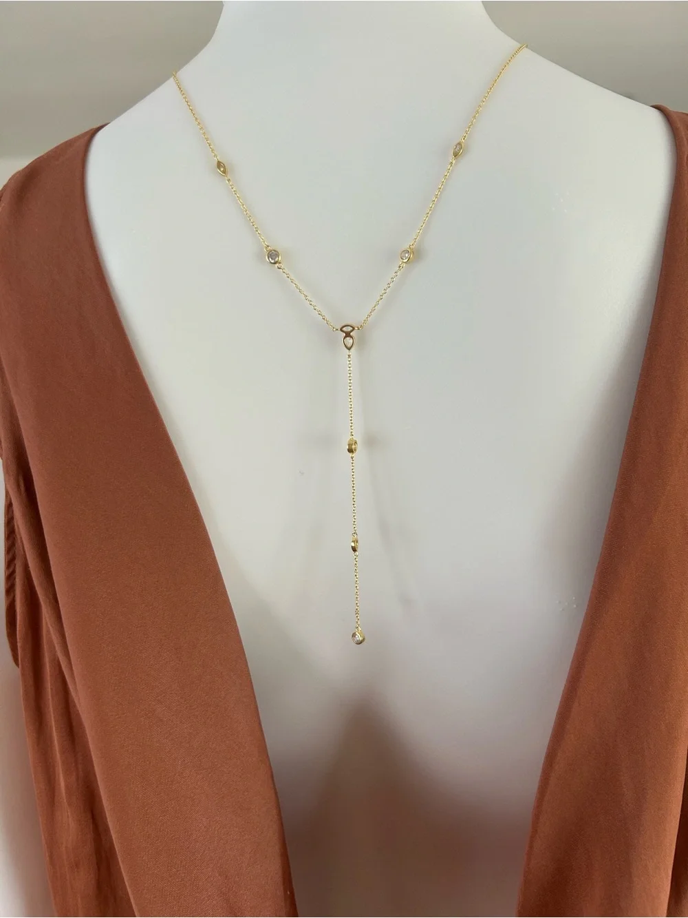 Current Air Sleek Draped Low Back Blouse
New with Tags - Picture 3 of 3
